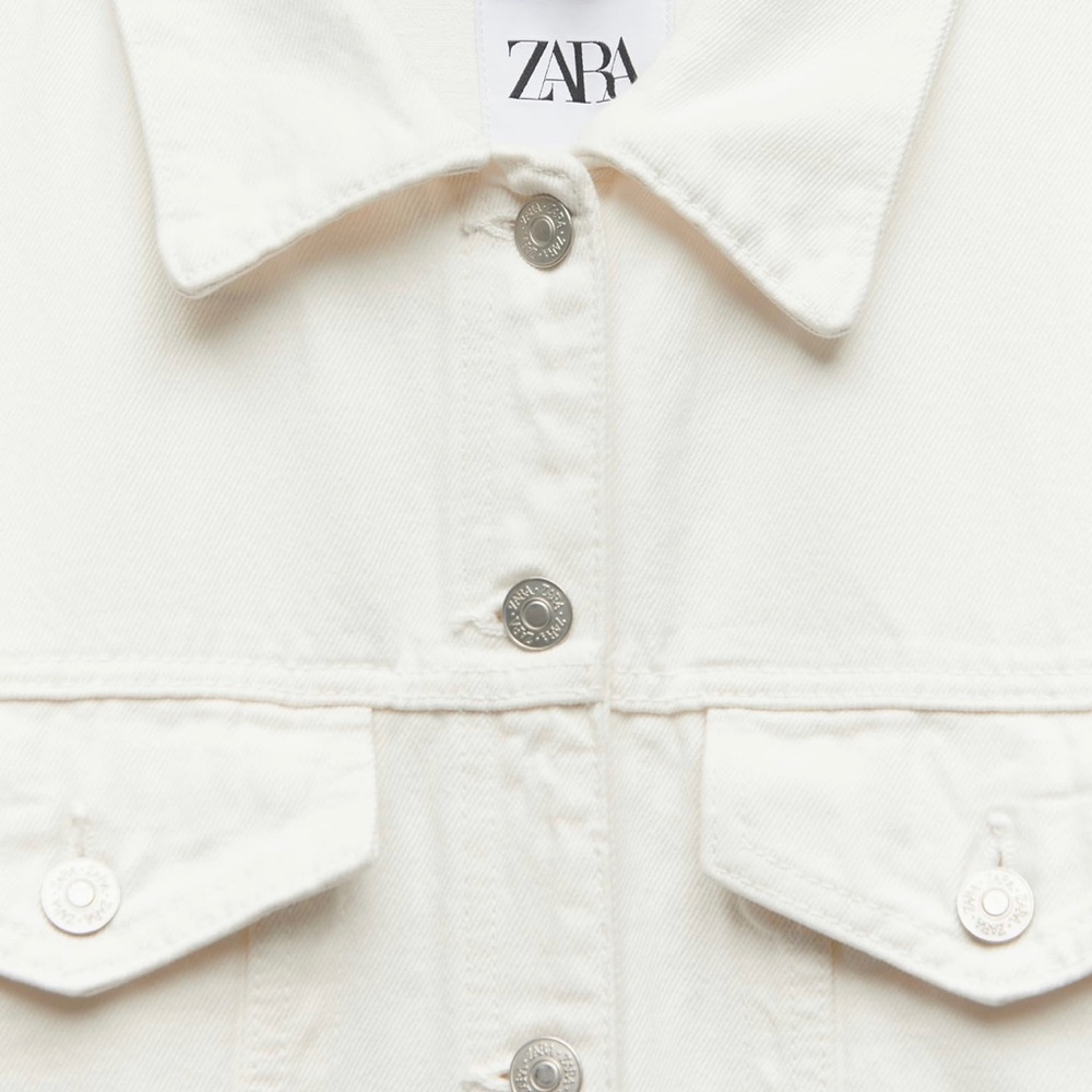 New TRF Wide Leg Jumpsuit Long Sleeve Oyster White Size X-Large